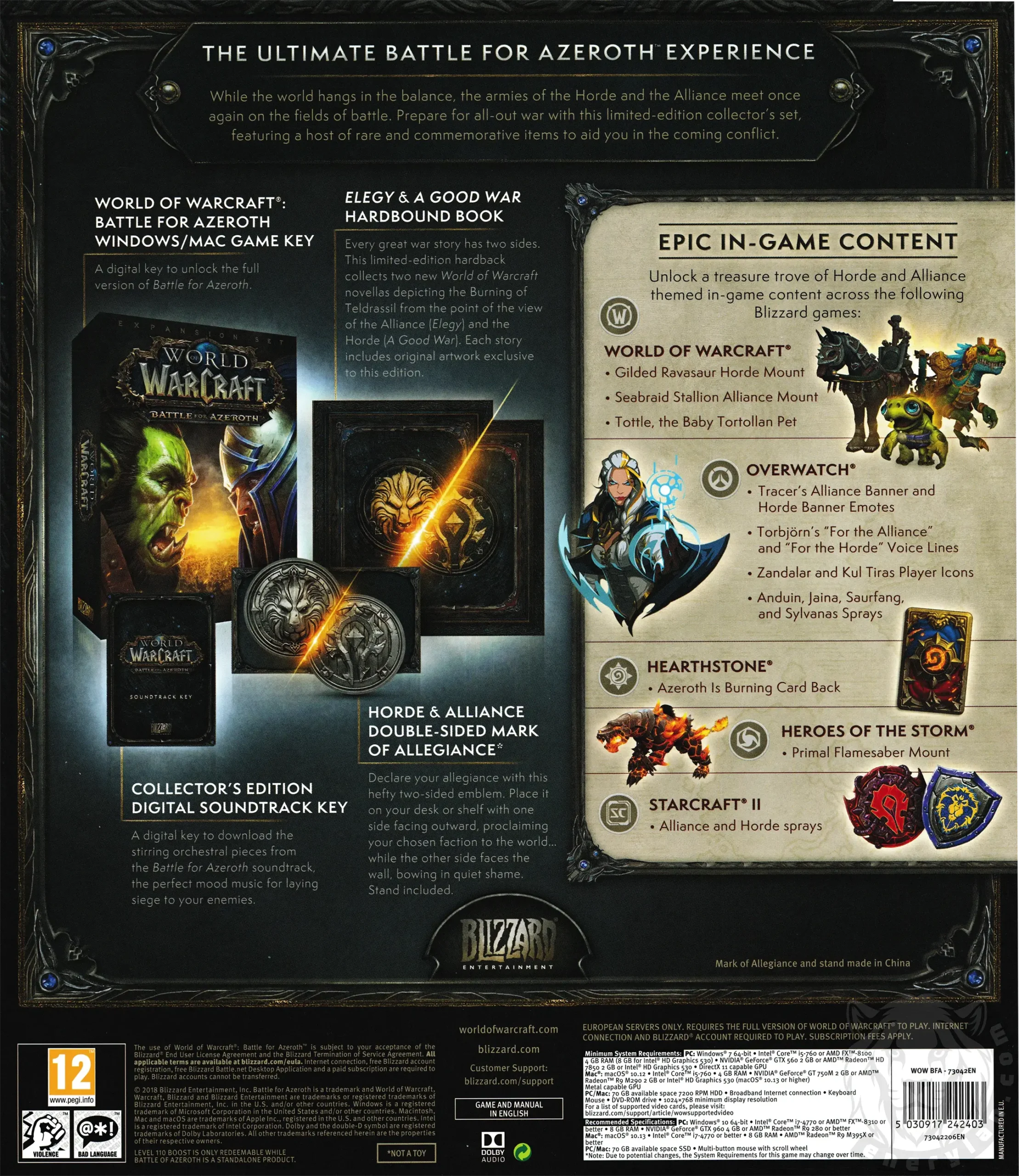 WoW Battle for Azeroth Content